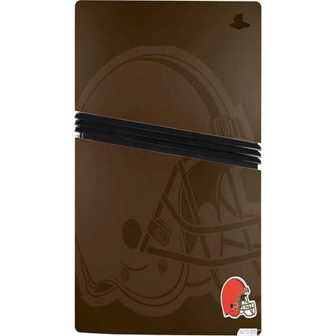 NFL Cleveland Browns Double Vision PS5 Pro Bundle Skin
