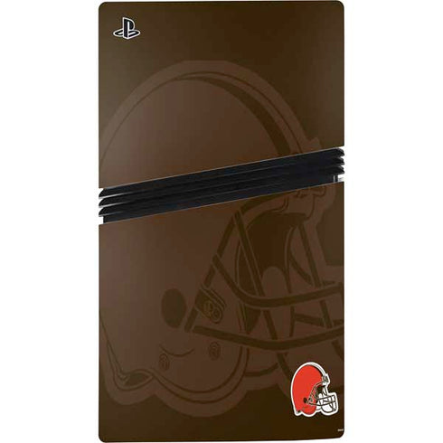 NFL Cleveland Browns Double Vision PS5 Pro Console Skin