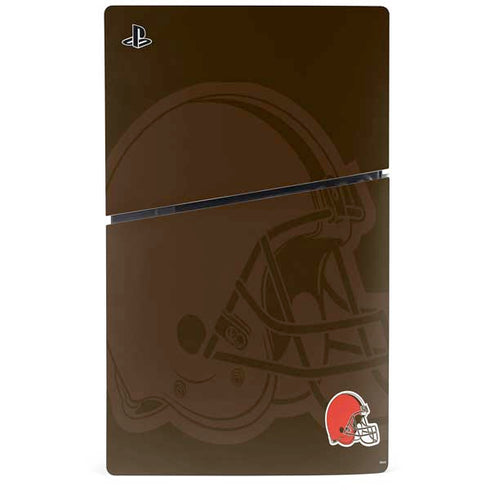 NFL Cleveland Browns Double Vision PS5 Slim Digital Edition Console Skin