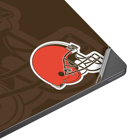 NFL Cleveland Browns Double Vision Surface Laptop 7 13.8in Skin