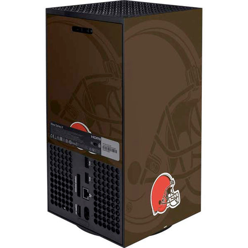 NFL Cleveland Browns Double Vision XBox Series X Digital Edition Bundle Skin