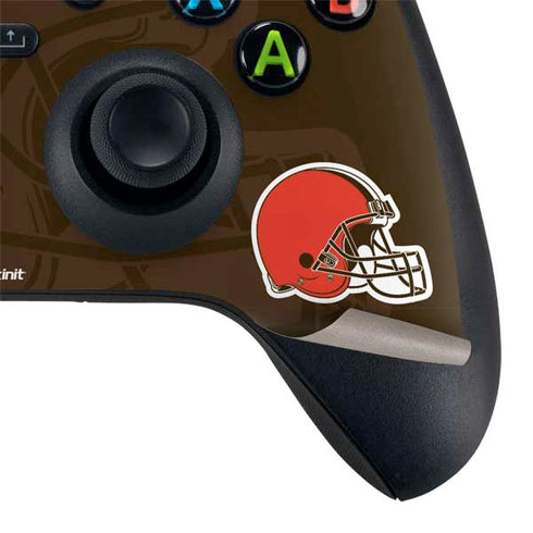 NFL Cleveland Browns Double Vision XBox Series X Digital Edition Bundle Skin