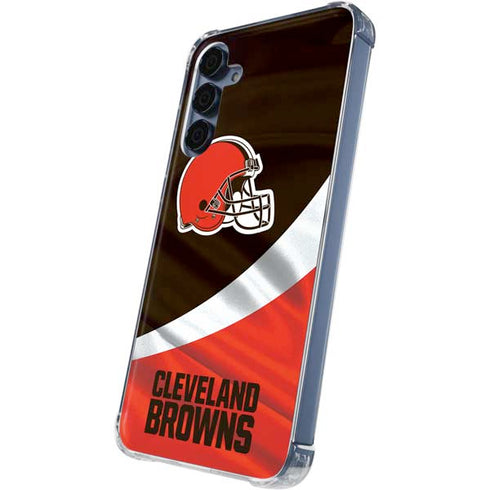 NFL Cleveland Browns Galaxy A55 5G Clear Case