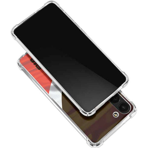 NFL Cleveland Browns Galaxy S24 FE Clear Case