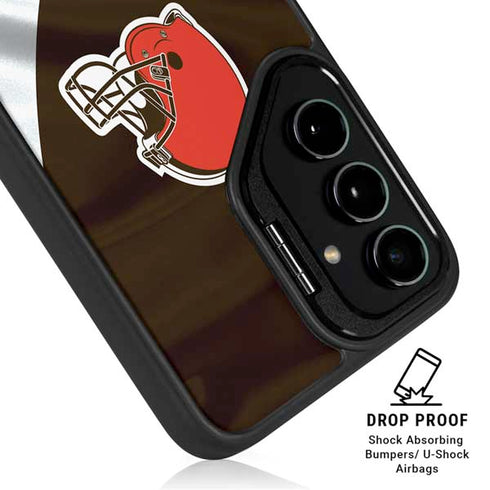 NFL Cleveland Browns Galaxy S25 Kickstand Case