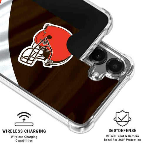 NFL Cleveland Browns Galaxy S26 Clear Case