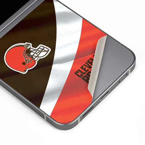 NFL Cleveland Browns Galaxy Z Flip6 Skin