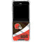NFL Cleveland Browns Galaxy Z Flip6 Clear Case