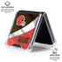 NFL Cleveland Browns Galaxy Z Flip6 Clear Case