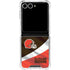 NFL Cleveland Browns Galaxy Z Flip7 Clear Case