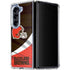 NFL Cleveland Browns Galaxy Z Fold5 5G Clear Case
