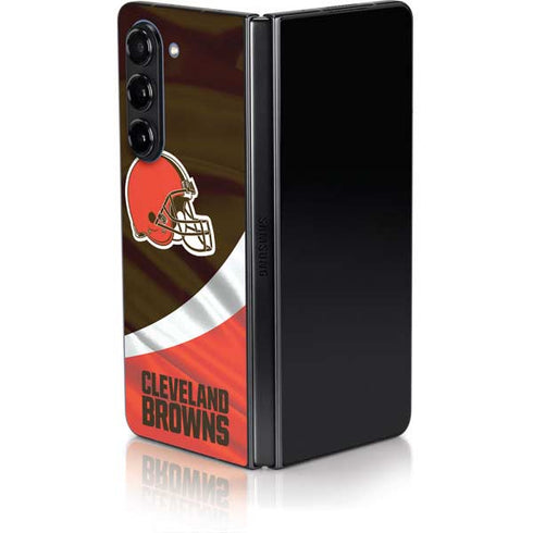 NFL Cleveland Browns Galaxy Z Fold5 5G Skin