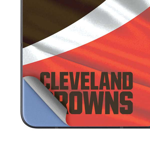 NFL Cleveland Browns Galaxy Z Fold5 5G Skin