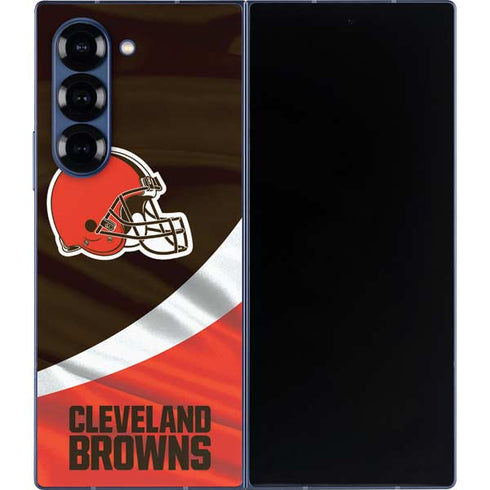 NFL Cleveland Browns Galaxy Z Fold6 Skin