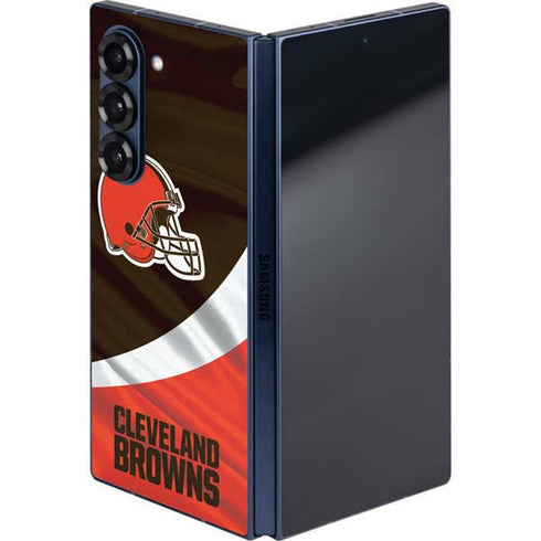 NFL Cleveland Browns Galaxy Z Fold6 Skin