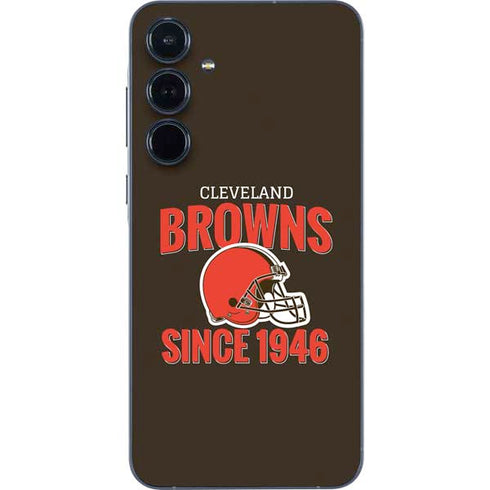 NFL Cleveland Browns Helmet Galaxy A35 5G Skin