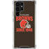 NFL Cleveland Browns Helmet Galaxy S23 Ultra Clear Case