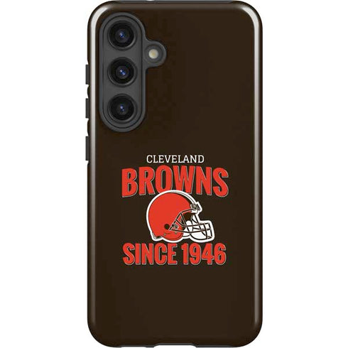 NFL Cleveland Browns Helmet Galaxy S25 Impact Case