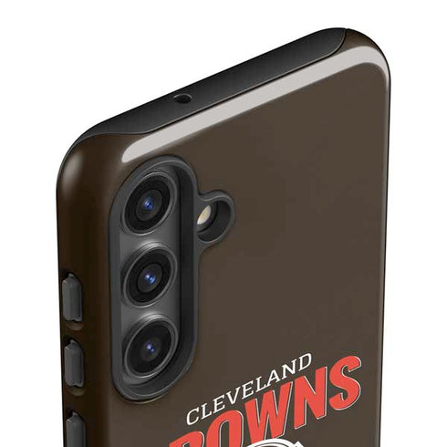 NFL Cleveland Browns Helmet Galaxy S25 Plus Impact Case