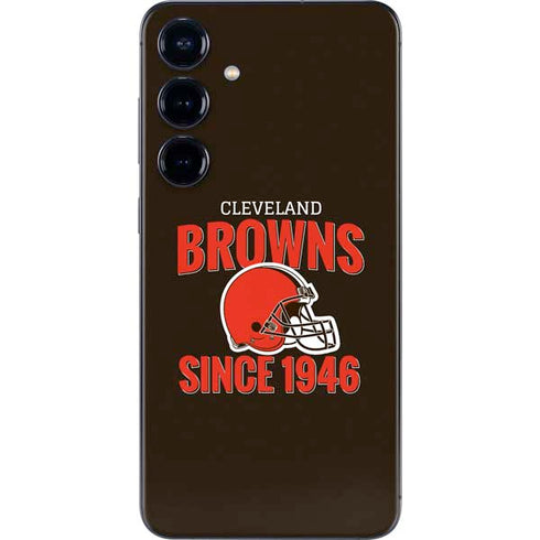 NFL Cleveland Browns Helmet Galaxy S25 Plus Skin