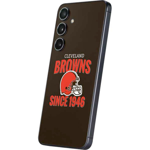 NFL Cleveland Browns Helmet Galaxy S25 Skin