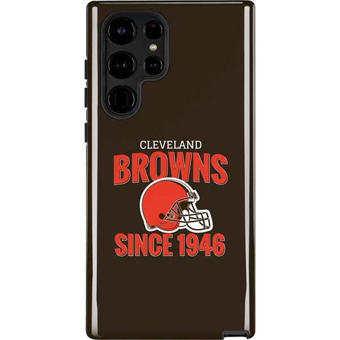 NFL Cleveland Browns Helmet Galaxy Cases