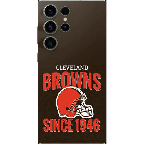 NFL Cleveland Browns Helmet Galaxy S24 Ultra Skin
