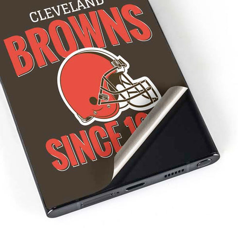 NFL Cleveland Browns Helmet Galaxy S24 Ultra Skin
