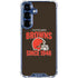 NFL Cleveland Browns Helmet Galaxy S25 Clear Case