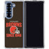 NFL Cleveland Browns Helmet Galaxy Z Fold6 Clear Case