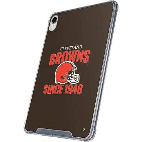 NFL Cleveland Browns Helmet iPad 11th Gen (2025) Clear Case