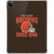 NFL Cleveland Browns Helmet iPad Pro 11in (2024) Clear Case