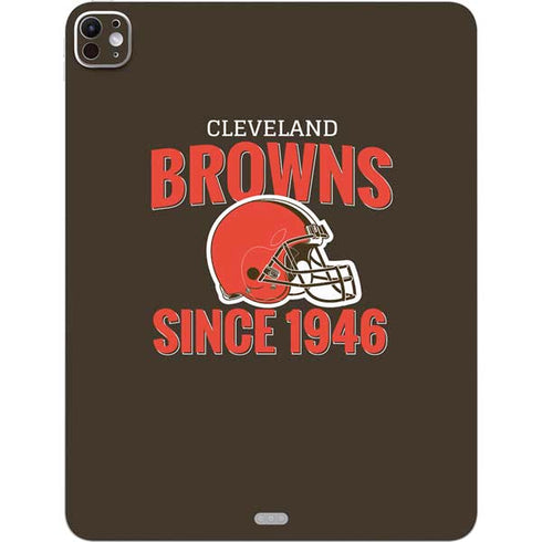 NFL Cleveland Browns Helmet iPad Pro 13in M4 (2024) Skin