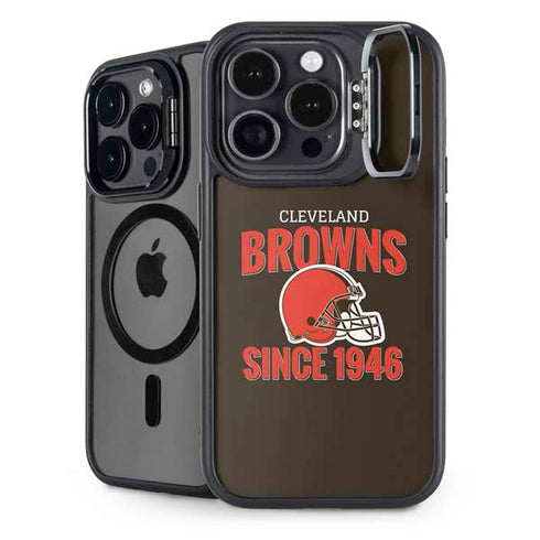 NFL Cleveland Browns Helmet iPhone 15 Pro Kickstand Case