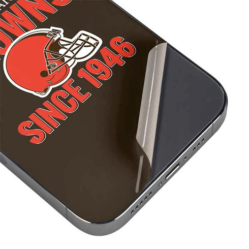 NFL Cleveland Browns Helmet iPhone 15 Pro Max Skin