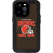 NFL Cleveland Browns Helmet iPhone 15 Pro Waterproof Case