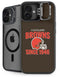 NFL Cleveland Browns Helmet iPhone 16 Kickstand Case