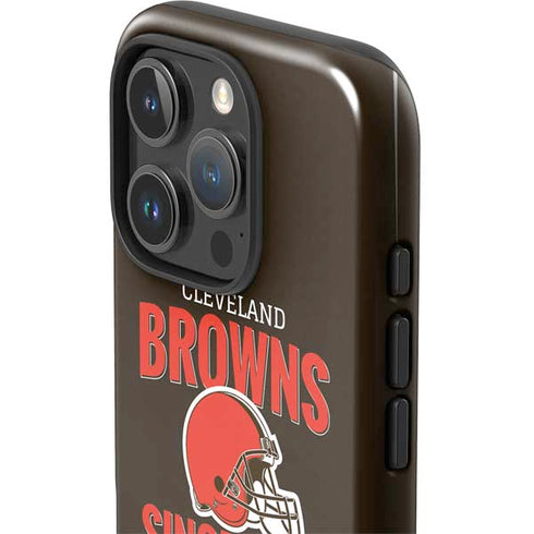 NFL Cleveland Browns Helmet iPhone 16 Pro Impact Case