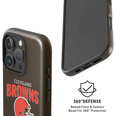 NFL Cleveland Browns Helmet iPhone 16 Pro Magsafe Impact Case