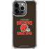 NFL Cleveland Browns Helmet iPhone 16 Pro Max Clear Case