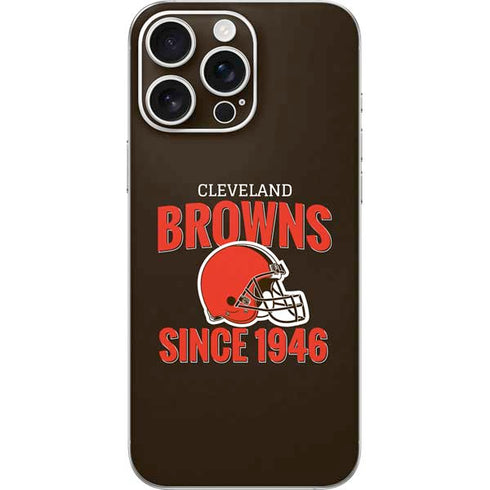 NFL Cleveland Browns Helmet iPhone 16 Pro Max Skin