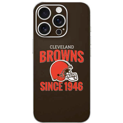 NFL Cleveland Browns Helmet iPhone 16 Pro Skin