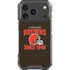 NFL Cleveland Browns Helmet iPhone 18 Pro Clear Case