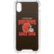 NFL Cleveland Browns Helmet iPhone XS Clear Case