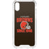 NFL Cleveland Browns Helmet iPhone XS Clear Case