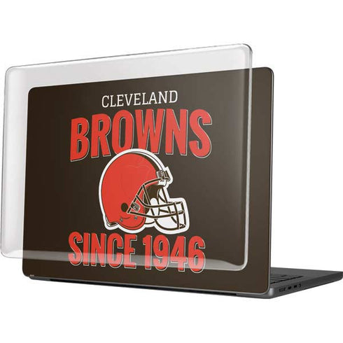 NFL Cleveland Browns Helmet MacBook Pro 14in (2021-24) Case plus Skin