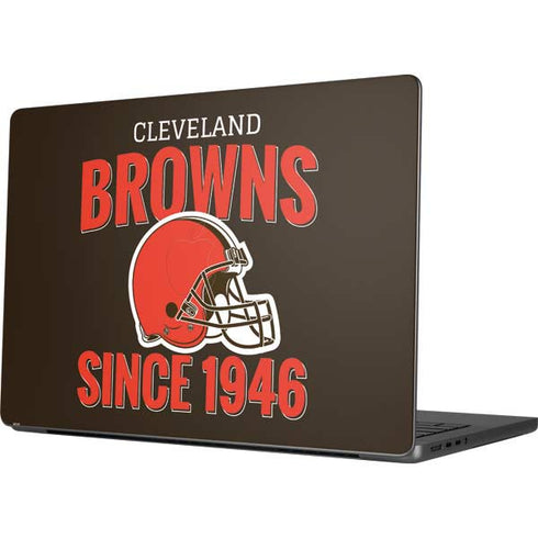 NFL Cleveland Browns Helmet Apple MacBook Pro 14-inch Skin