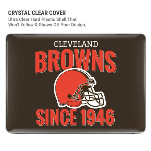 NFL Cleveland Browns Helmet MacBook Cases