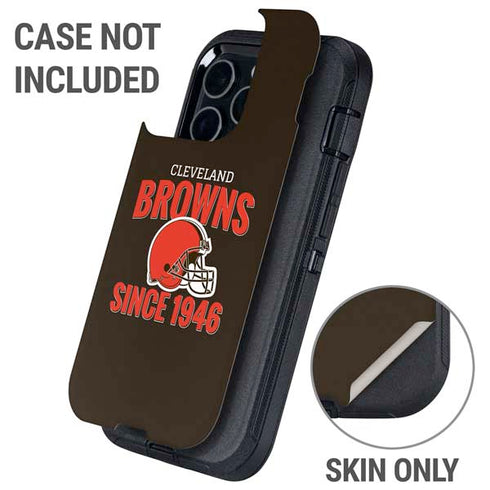 NFL Cleveland Browns Helmet Otterbox Defender iPhone Skin