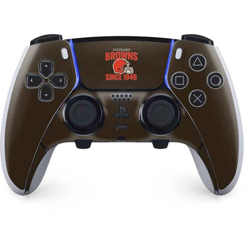 NFL Cleveland Browns Helmet PS5 DualSense Edge Pro Controller Skin